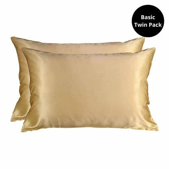 Hair Essentials - Basic 2 Pack Satin Pillowcase