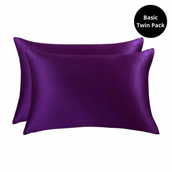 Hair Essentials - Basic 2 Pack Satin Pillowcase