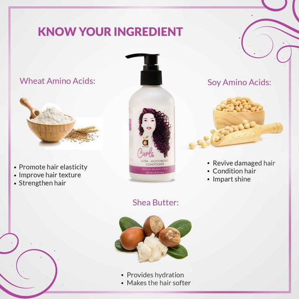 CURLS ULTRA-MOISTURIZING CONDITIONER FOR BOUNCY & TANGLE-FREE, CURLY HAIR