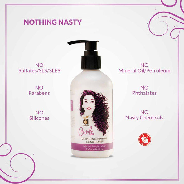 CURLS ULTRA-MOISTURIZING CONDITIONER FOR BOUNCY & TANGLE-FREE, CURLY HAIR